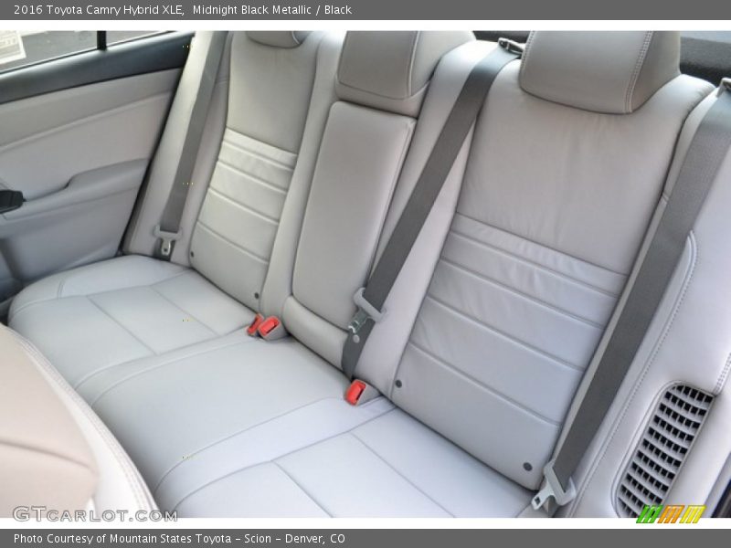 Rear Seat of 2016 Camry Hybrid XLE