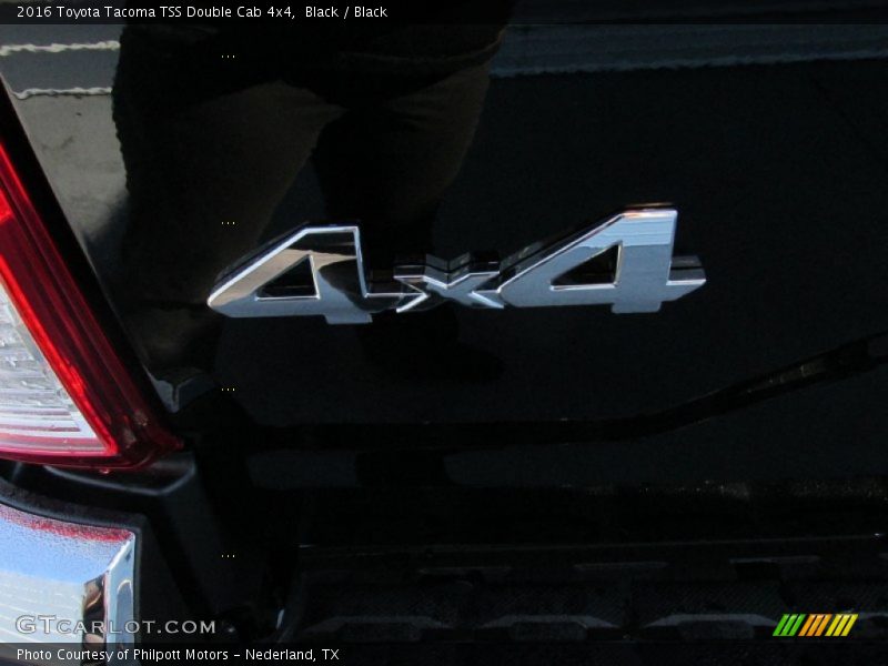 Black / Black 2016 Toyota Tacoma TSS Double Cab 4x4