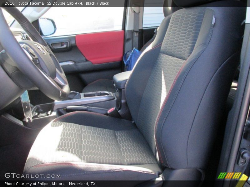 Black / Black 2016 Toyota Tacoma TSS Double Cab 4x4