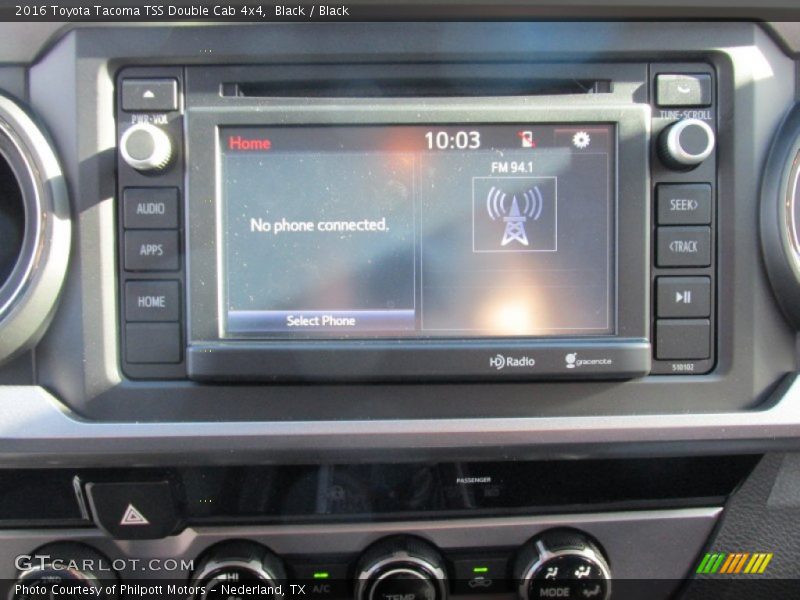 Black / Black 2016 Toyota Tacoma TSS Double Cab 4x4