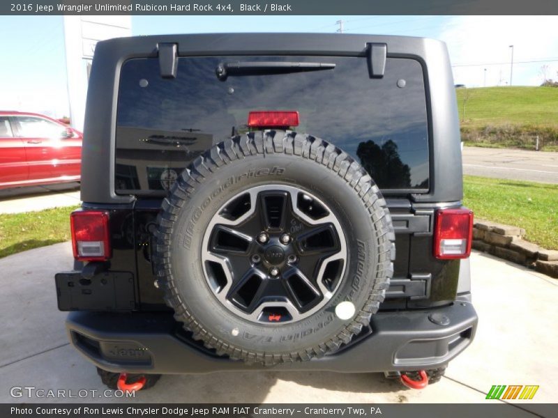 Black / Black 2016 Jeep Wrangler Unlimited Rubicon Hard Rock 4x4