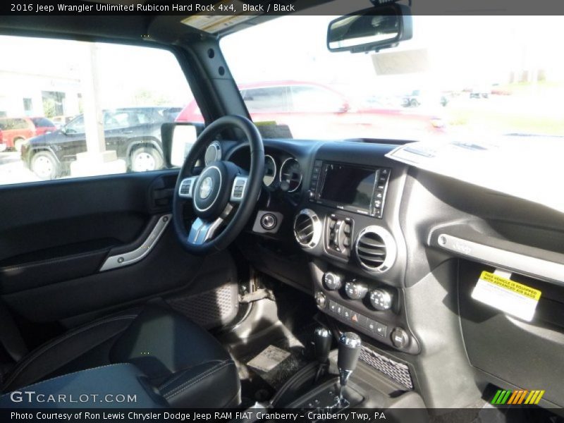 Black / Black 2016 Jeep Wrangler Unlimited Rubicon Hard Rock 4x4