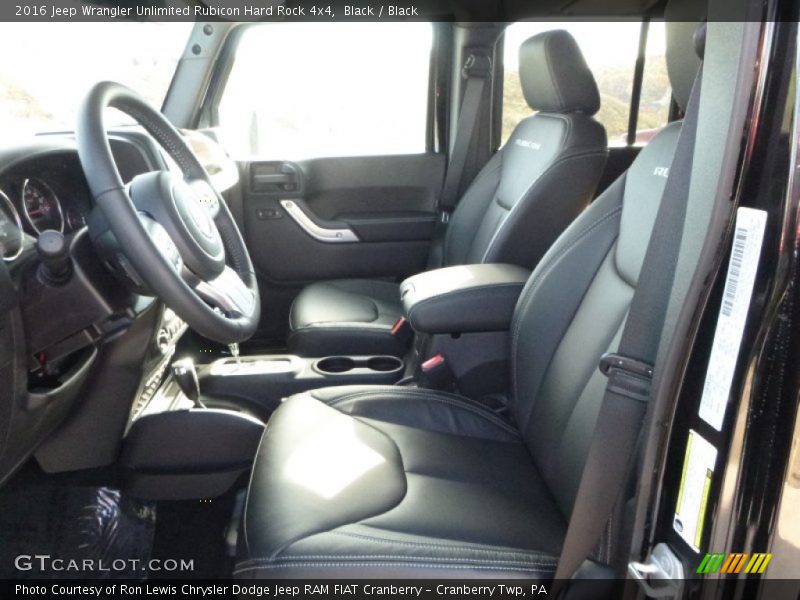 Black / Black 2016 Jeep Wrangler Unlimited Rubicon Hard Rock 4x4