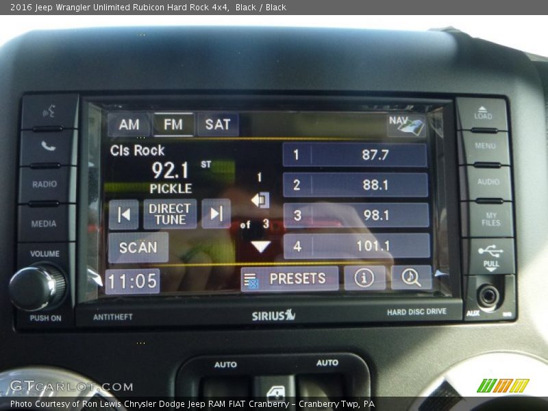 Black / Black 2016 Jeep Wrangler Unlimited Rubicon Hard Rock 4x4