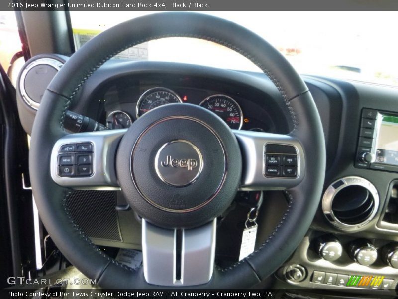 Black / Black 2016 Jeep Wrangler Unlimited Rubicon Hard Rock 4x4