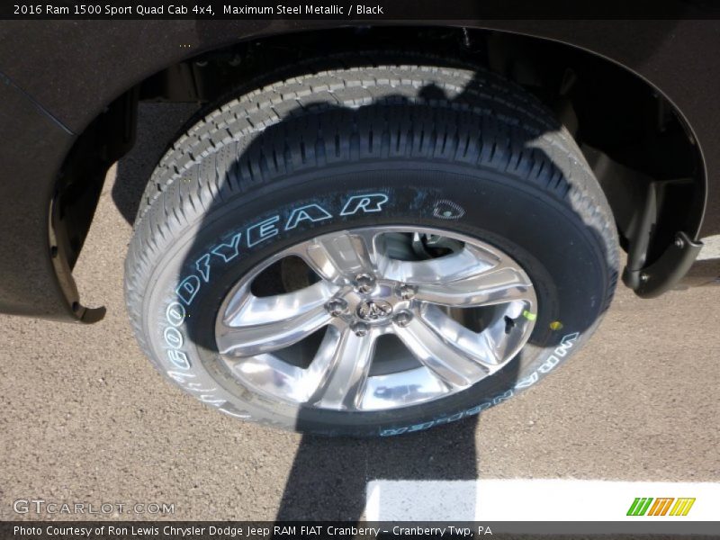 Maximum Steel Metallic / Black 2016 Ram 1500 Sport Quad Cab 4x4