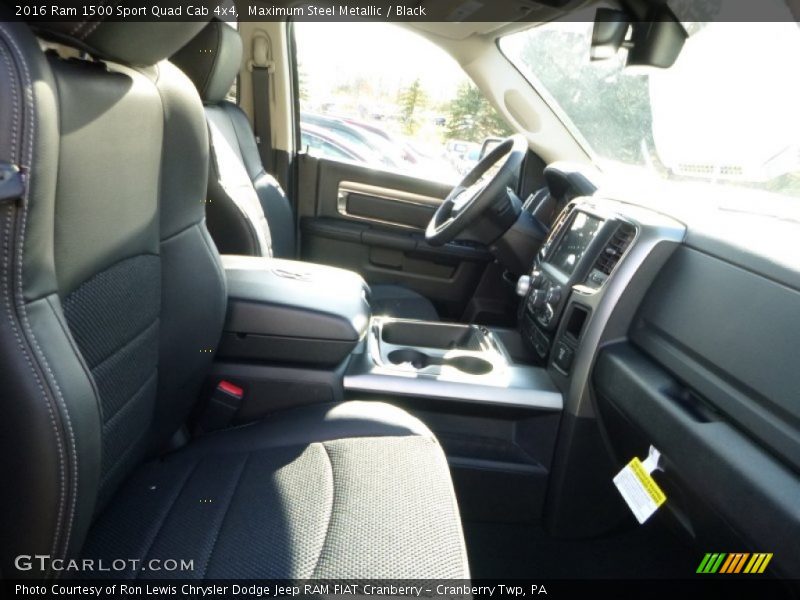 Maximum Steel Metallic / Black 2016 Ram 1500 Sport Quad Cab 4x4
