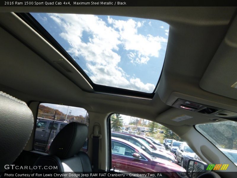 Maximum Steel Metallic / Black 2016 Ram 1500 Sport Quad Cab 4x4