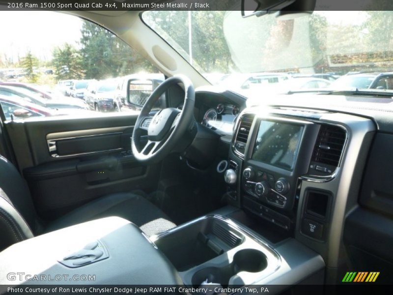 Maximum Steel Metallic / Black 2016 Ram 1500 Sport Quad Cab 4x4
