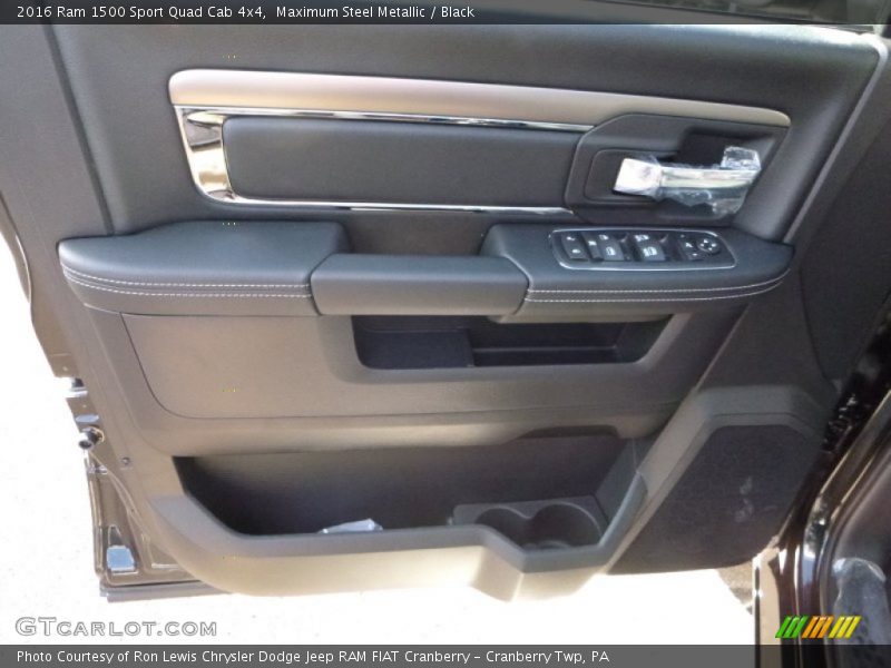 Maximum Steel Metallic / Black 2016 Ram 1500 Sport Quad Cab 4x4