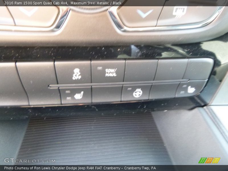 Maximum Steel Metallic / Black 2016 Ram 1500 Sport Quad Cab 4x4