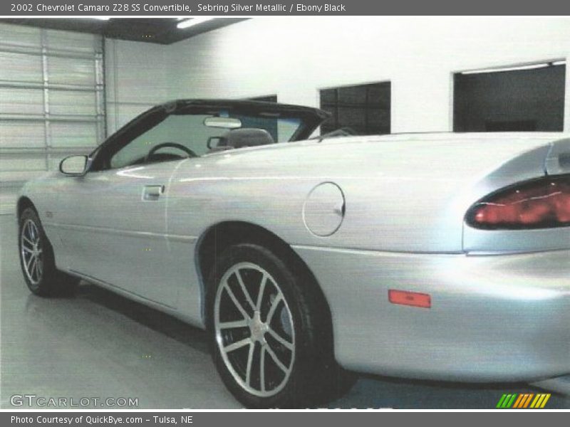Sebring Silver Metallic / Ebony Black 2002 Chevrolet Camaro Z28 SS Convertible