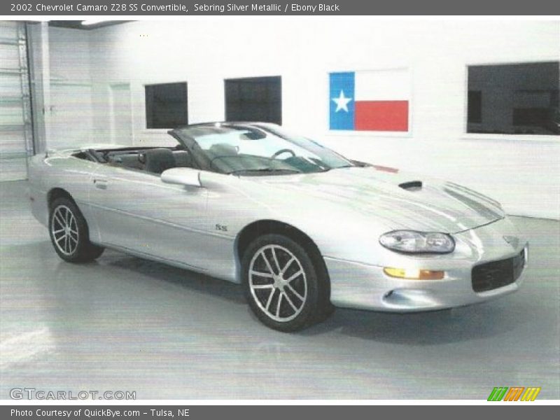 Front 3/4 View of 2002 Camaro Z28 SS Convertible