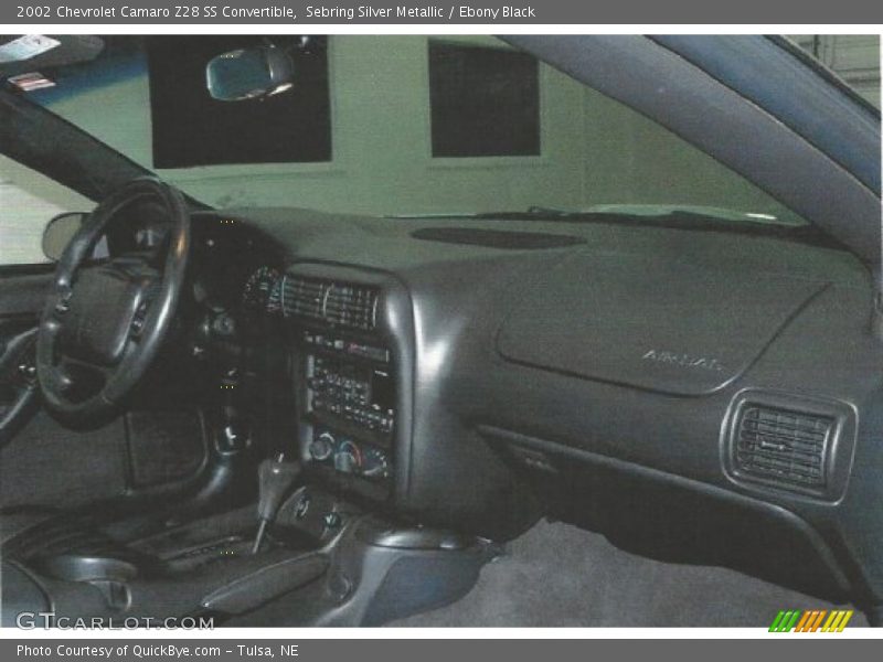Sebring Silver Metallic / Ebony Black 2002 Chevrolet Camaro Z28 SS Convertible