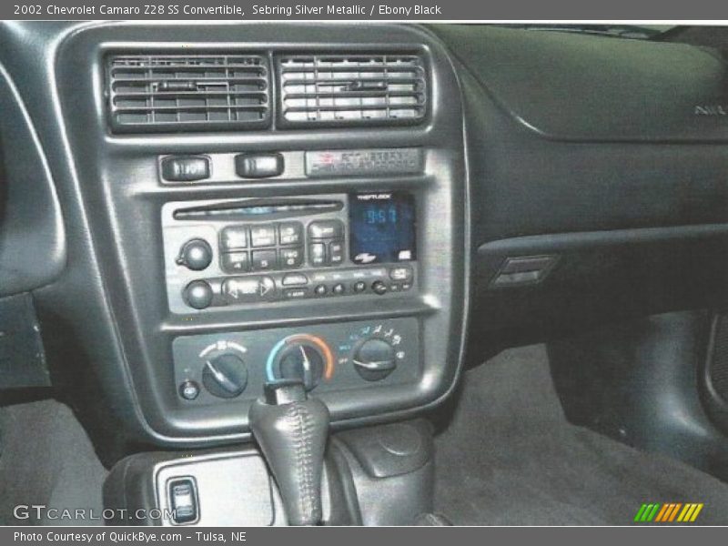 Sebring Silver Metallic / Ebony Black 2002 Chevrolet Camaro Z28 SS Convertible