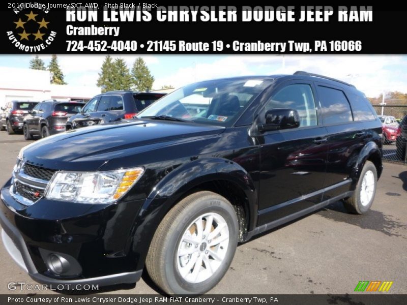 Pitch Black / Black 2016 Dodge Journey SXT AWD