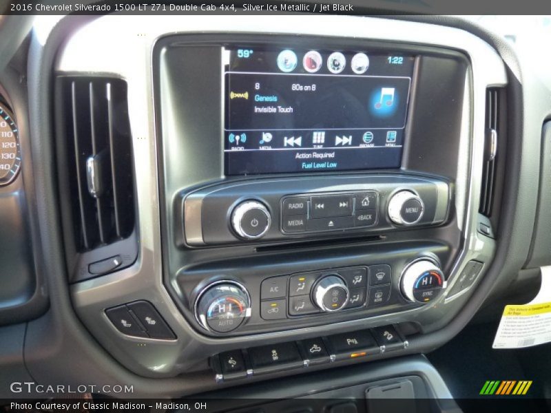 Silver Ice Metallic / Jet Black 2016 Chevrolet Silverado 1500 LT Z71 Double Cab 4x4