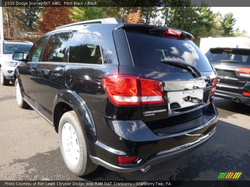 Pitch Black / Black 2016 Dodge Journey SXT AWD
