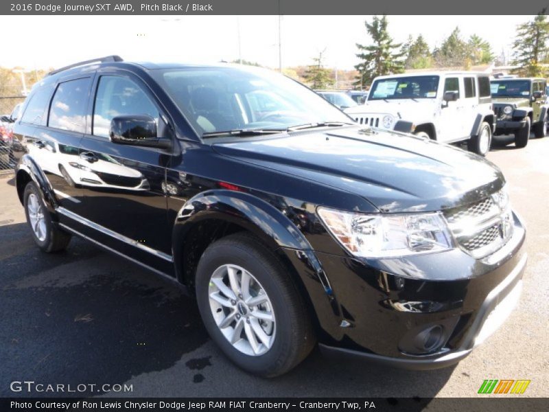 Front 3/4 View of 2016 Journey SXT AWD