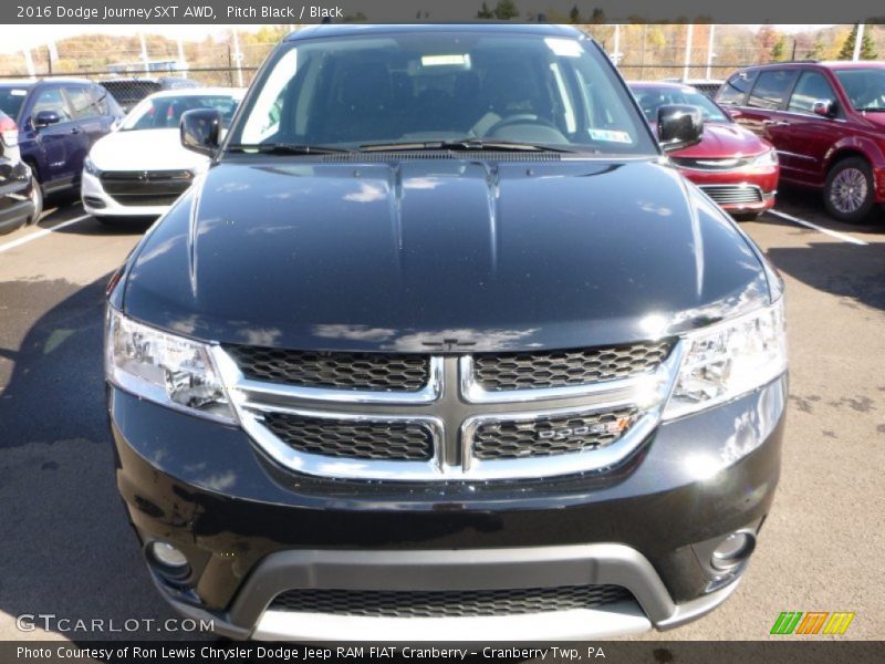 Pitch Black / Black 2016 Dodge Journey SXT AWD