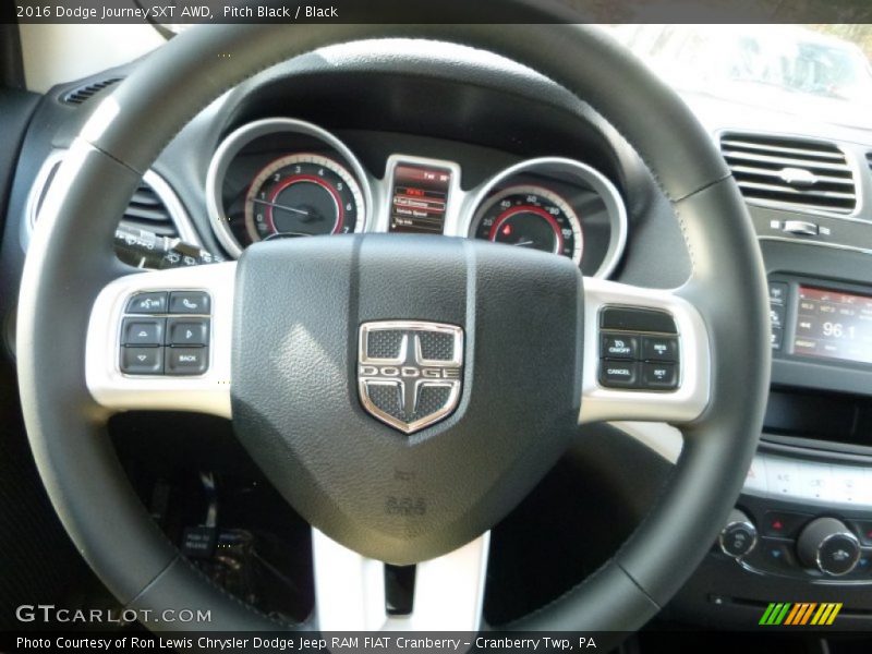 Pitch Black / Black 2016 Dodge Journey SXT AWD