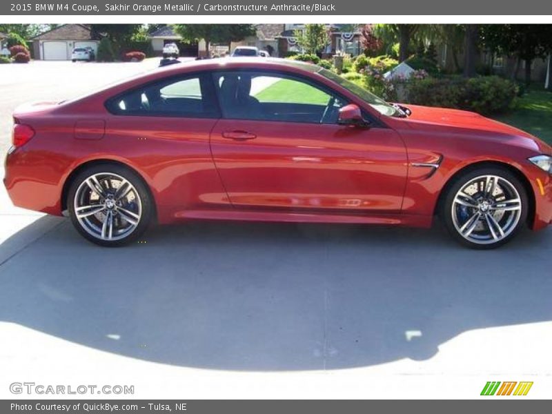 Sakhir Orange Metallic / Carbonstructure Anthracite/Black 2015 BMW M4 Coupe