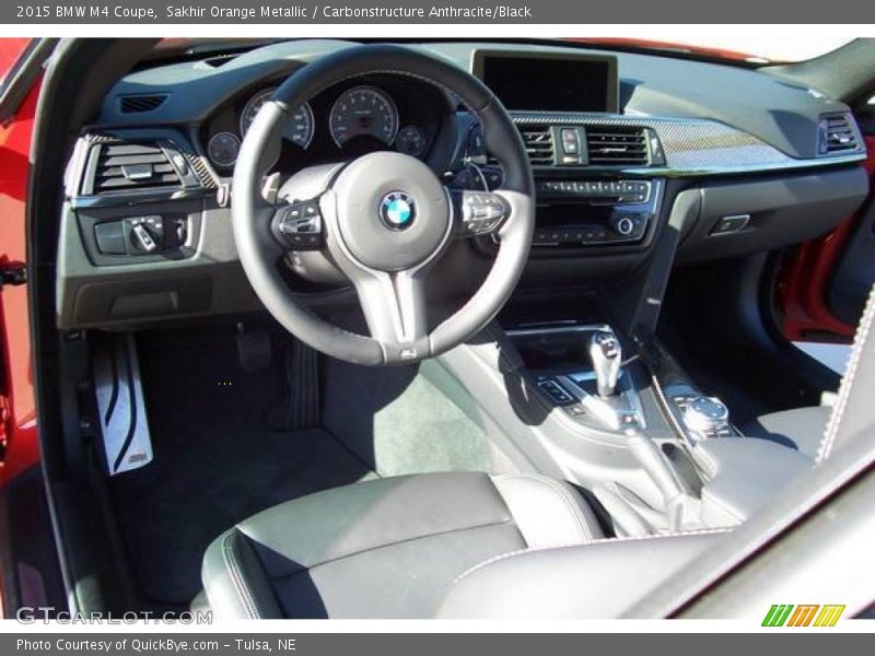 Sakhir Orange Metallic / Carbonstructure Anthracite/Black 2015 BMW M4 Coupe