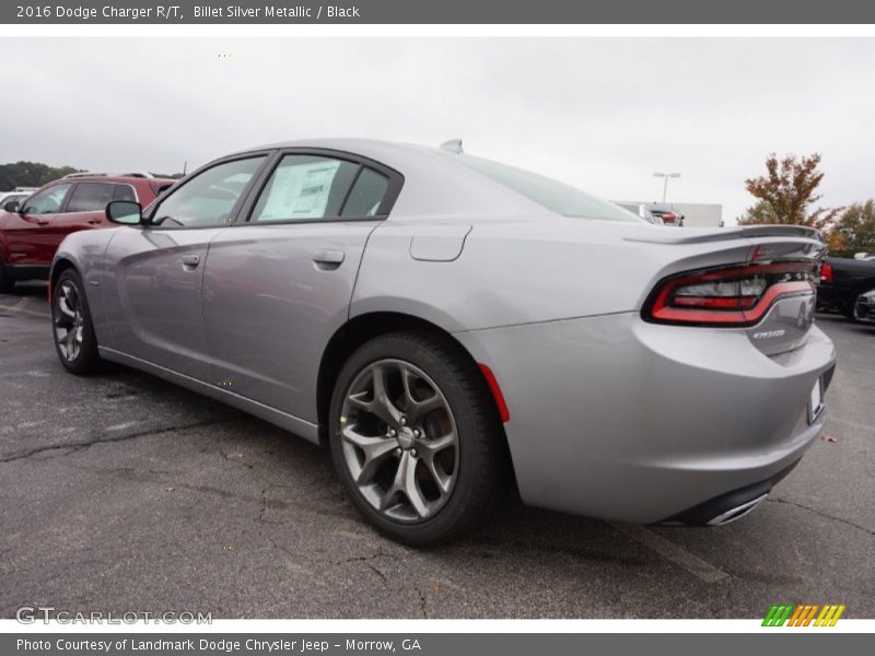 Billet Silver Metallic / Black 2016 Dodge Charger R/T