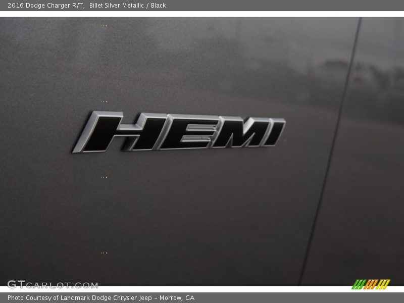 Billet Silver Metallic / Black 2016 Dodge Charger R/T