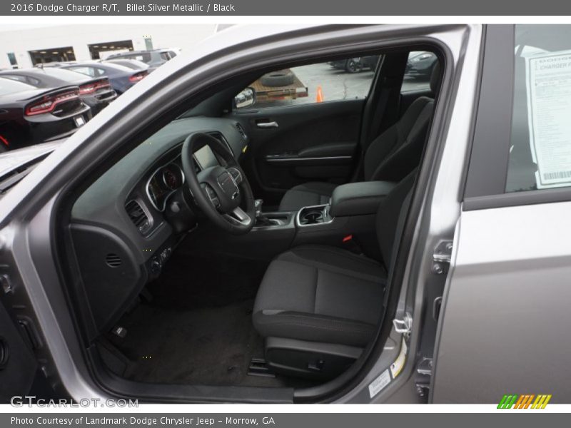Billet Silver Metallic / Black 2016 Dodge Charger R/T