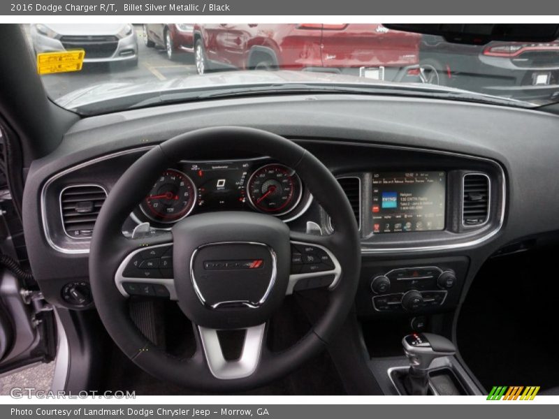 Billet Silver Metallic / Black 2016 Dodge Charger R/T