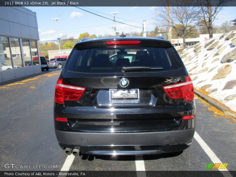 Jet Black / Black 2013 BMW X3 xDrive 28i