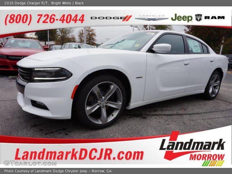 Bright White / Black 2016 Dodge Charger R/T