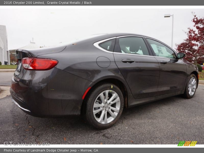 Granite Crystal Metallic / Black 2016 Chrysler 200 Limited