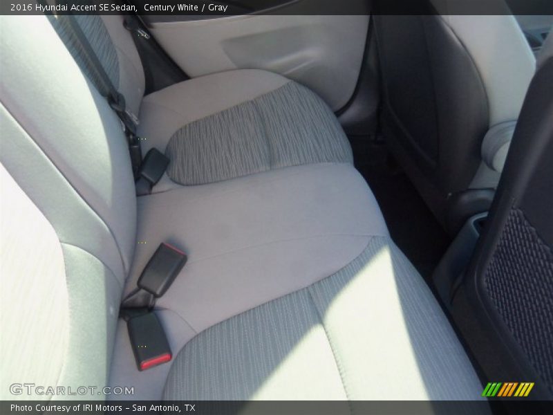 Century White / Gray 2016 Hyundai Accent SE Sedan