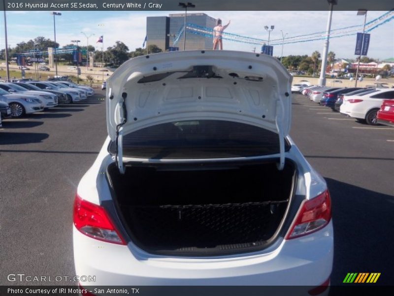 Century White / Gray 2016 Hyundai Accent SE Sedan