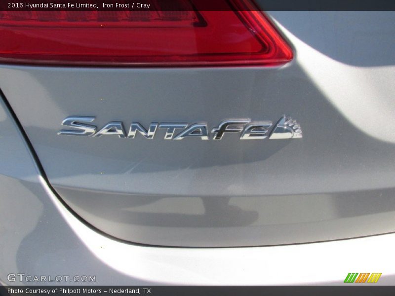 Iron Frost / Gray 2016 Hyundai Santa Fe Limited