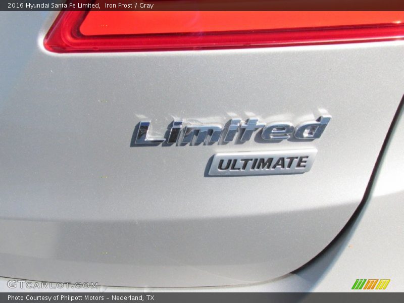 Iron Frost / Gray 2016 Hyundai Santa Fe Limited