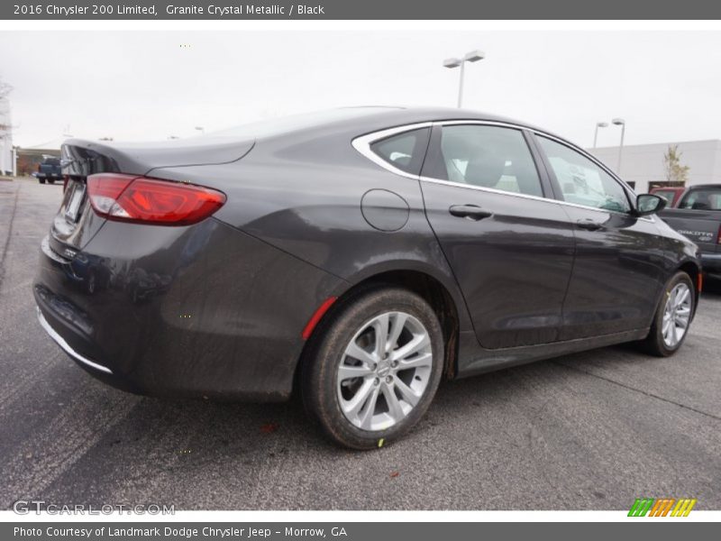 Granite Crystal Metallic / Black 2016 Chrysler 200 Limited