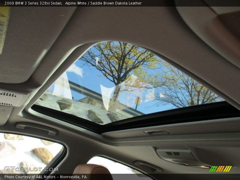 Alpine White / Saddle Brown Dakota Leather 2009 BMW 3 Series 328xi Sedan
