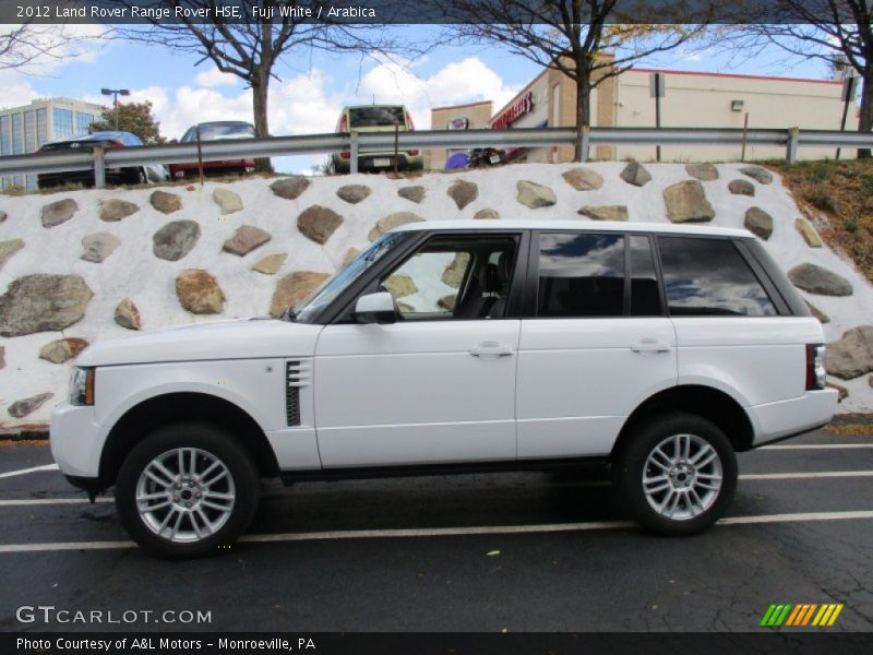 Fuji White / Arabica 2012 Land Rover Range Rover HSE