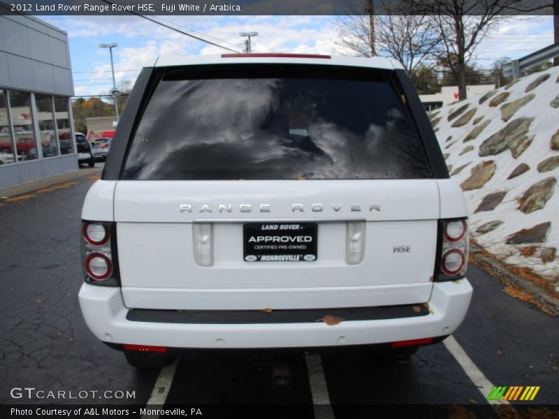 Fuji White / Arabica 2012 Land Rover Range Rover HSE