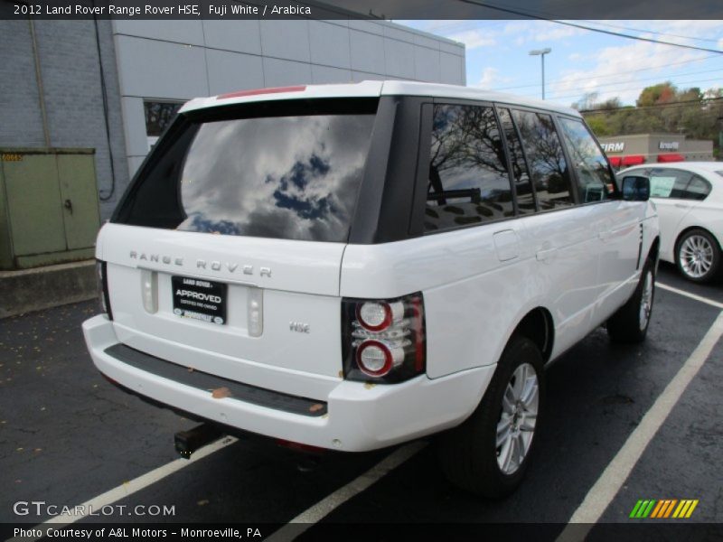 Fuji White / Arabica 2012 Land Rover Range Rover HSE