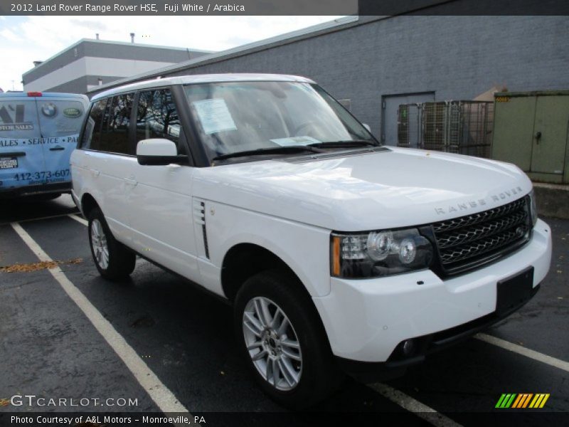 Fuji White / Arabica 2012 Land Rover Range Rover HSE