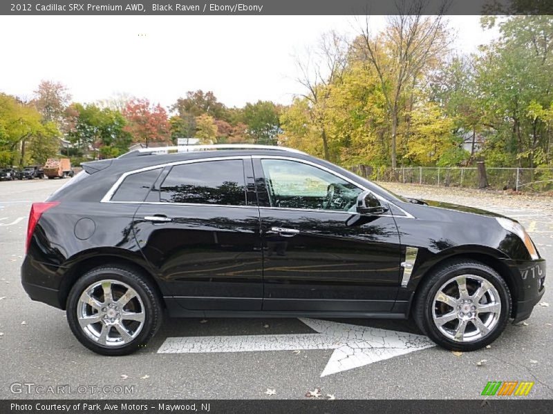 Black Raven / Ebony/Ebony 2012 Cadillac SRX Premium AWD