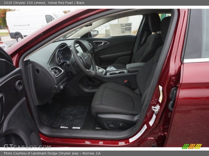 Velvet Red Pearl / Black 2016 Chrysler 200 Limited