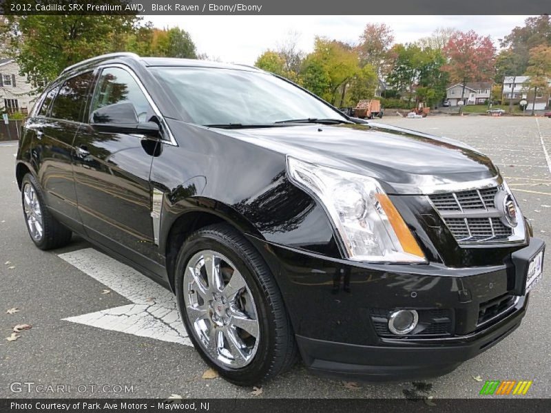 Black Raven / Ebony/Ebony 2012 Cadillac SRX Premium AWD