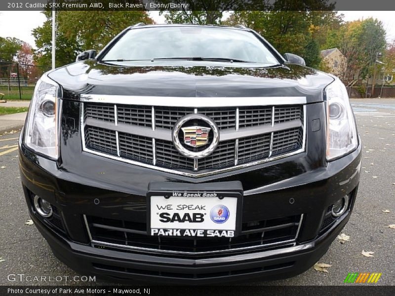 Black Raven / Ebony/Ebony 2012 Cadillac SRX Premium AWD
