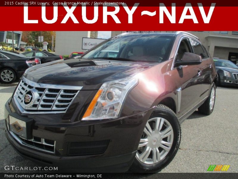 Cocoa Bronze Metallic / Shale/Brownstone 2015 Cadillac SRX Luxury