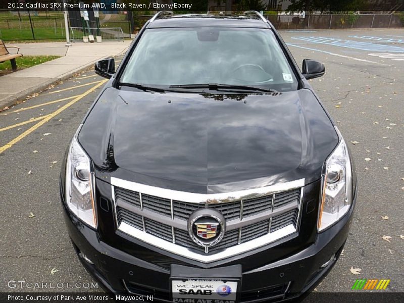 Black Raven / Ebony/Ebony 2012 Cadillac SRX Premium AWD